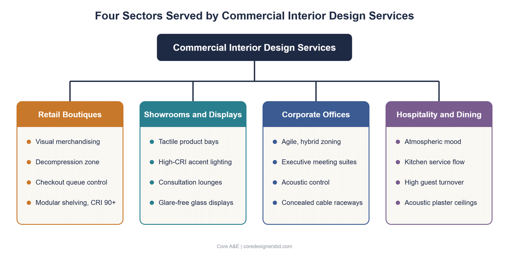 commercial interior design services